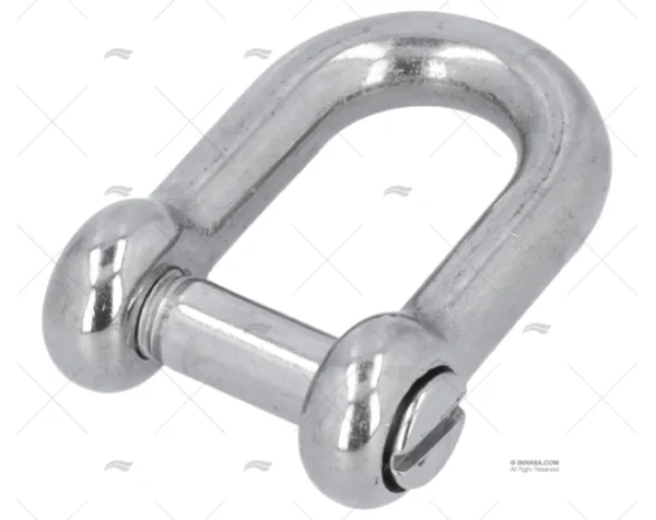 GRILLETE RECTO INOX SS 316 8mm