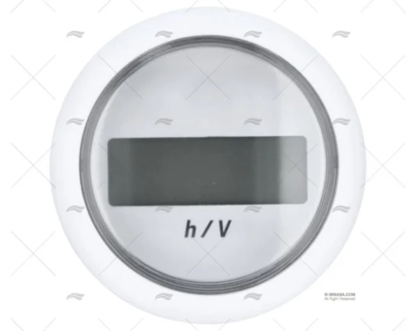 HOROMETRO VOLTIMETRO VDO 8-24V 52mm BLAN