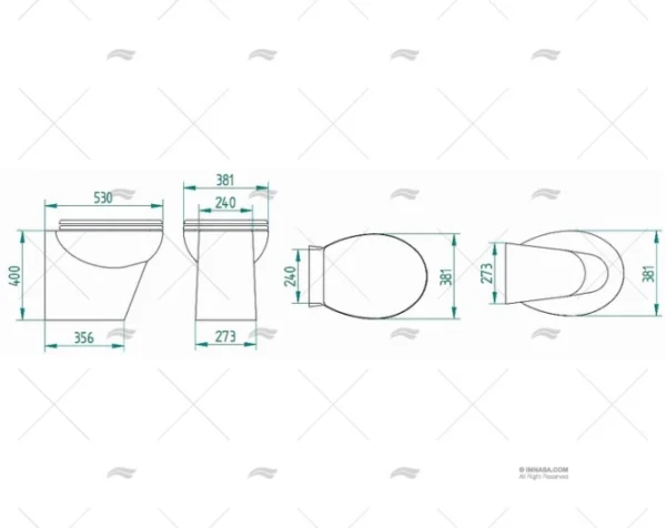 INODORO ELECTRICO 230V STILOPLUS PLANUS PLANUS