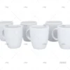 JARRA MELAMINA BLANCO ANTIDESLIZANTE 6pc