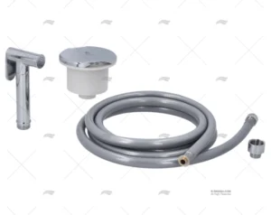 KIT DUCHA CON TUBO GRIS 2,50m Y CAJON IMNASA