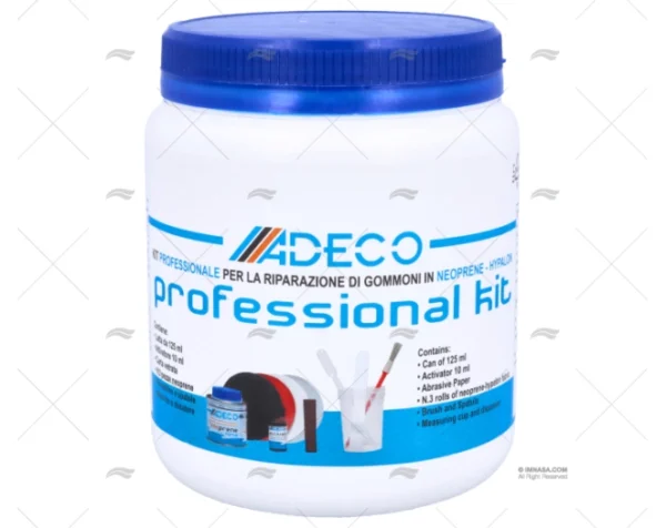 KIT PROFESIONAL NEOPRENO GRIS ADECO