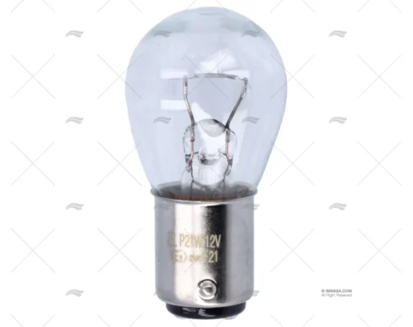 BOMBILLA BA15D 12V 21W 27X47 ESFERICA
