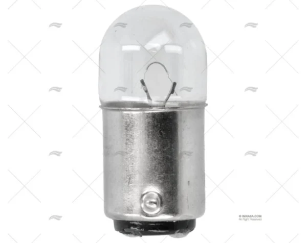 BOMBILLA BA15D 12V 5W 16X35 PLANA