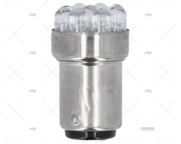 BOMBILLA BA15D 12V 0,7W LED BLANCA