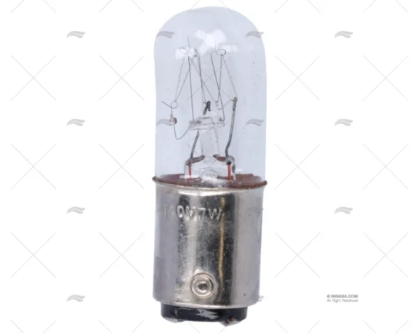 BOMBILLA BA15D 140V 7W 16X45