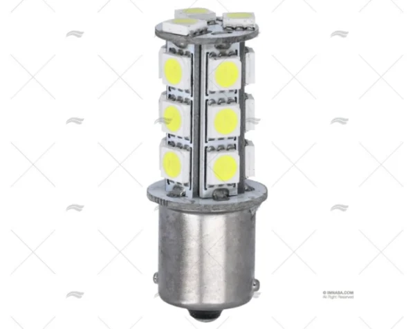 BOMBILLA BA15S 12V 0.5W LED 18 360º