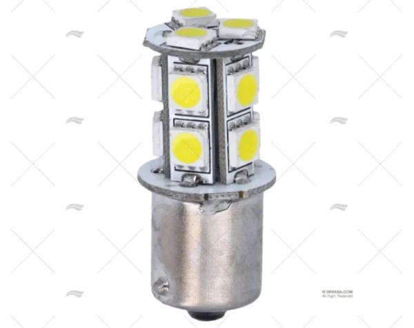 BOMBILLA BA15S 12V 0.8W LED 13 360º