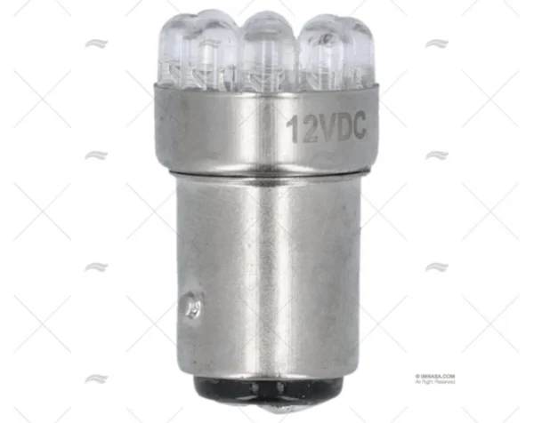 BOMBILLA BAY15D+- 12V 0.7W LED AZUL