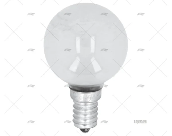 BOMBILLA E14 12V 25W 45X70 ESFERICA CLA