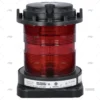 LUZ 360º AS55 NEGRA 24V CR.ROJO