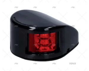 LUZ 7045 ROJA PLANA 12V LED NEGRA