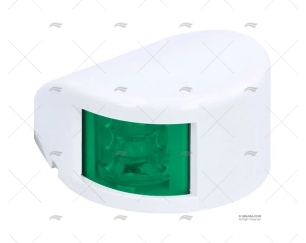 LUZ 7045 VERDE PLANA 12V LED BLANCA