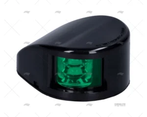 LUZ 7045 VERDE PLANA 12V LED NEGRA