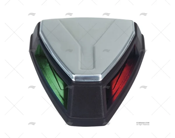 LUZ BICOLOR HORIZ. TRIANG. NEGRO SS LED PERKO