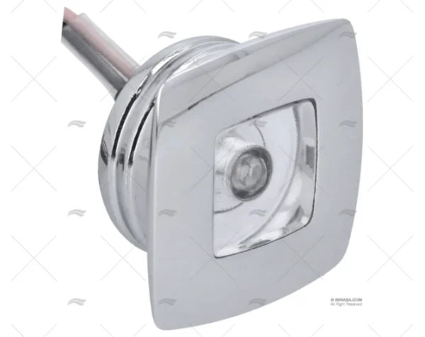 LUZ CORTESIA CIRCINUS CROMADA LED AZUL FORESTI SUARDI