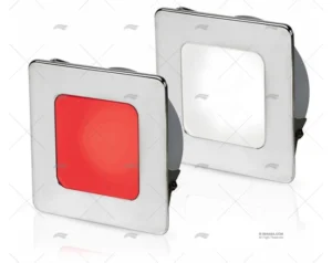 LUZ EUROLED 95 CUADRADA BLANCA/ROJA HELLA MARINE