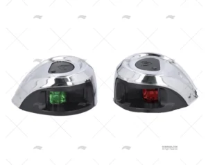 LUZ NAV OVAL BABOR/ESTRIBOR PAR INOX H 2 ATTWOOD