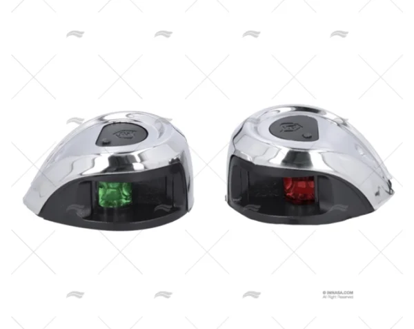 LUZ NAV OVAL BABOR/ESTRIBOR PAR INOX H 2 ATTWOOD