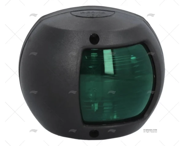 LUZ PERKO VERTICAL ESTRIBOR NEGRA 12V PERKO