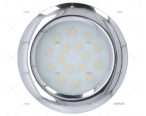 LUZ PLAFON LED 88mm 12/28V IP-65 PULIDO