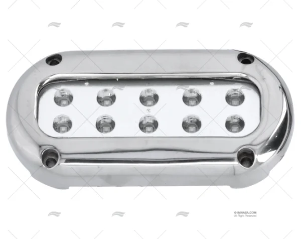 LUZ SUMERGIBLE AZUL 10-30V INOX 3L