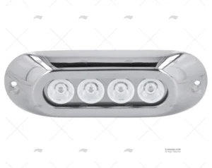 LUZ SUMERGIBLE AZUL 12-28V INOX 4L