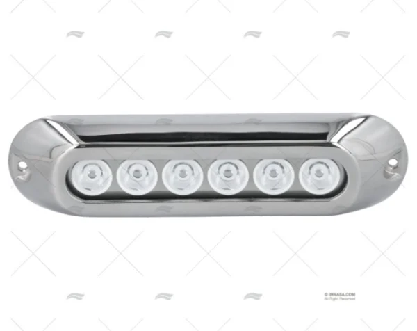 LUZ SUMERGIBLE AZUL 12-28V INOX 6L