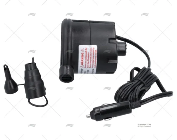 MANCHA ELECTRICA 12V ABS NEGRO MINI