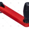 MANIVELA WINCH ROJA CON SEGURO 200 TITAN LEWMAR