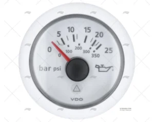 MANOMETRO VLB 12/24V 25 BAR