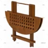 MESA OVALADA PLEGABLE TECA 795x655x565mm ARC MARINE