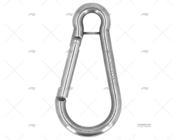 MOSQUETON CON OJO 16mm INOX KONG KONG