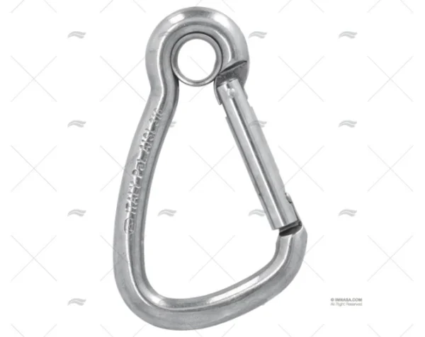 MOSQUETON CON OJO 85mm INOX HARNES KONG KONG