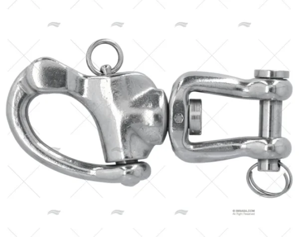 MOSQUETON INOX CON GRILLETTE 128mm