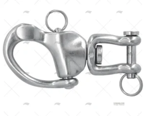 MOSQUETON INOX CON GRILLETTE 87mm