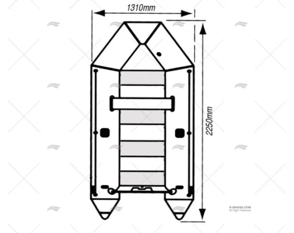 NEUMATICA 230SL GS 225X131 GRIS/AZU IMNASA