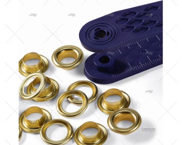 OJAL SURTIDO LATON DORADO 8mm (24) PRYM