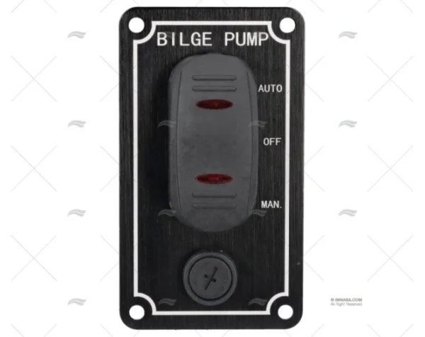 PANEL ELECTRICO 1 BOTONES 3-1/2" NEGRO