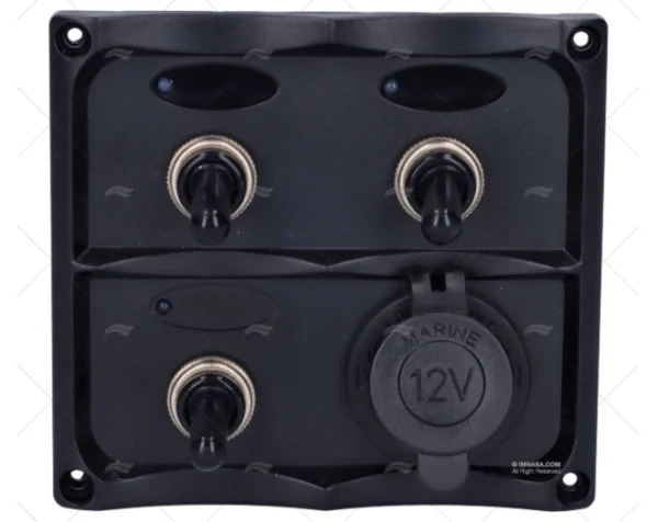 PANEL ELECTRICO 12V 3+1