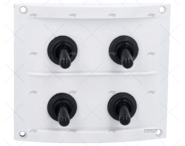 PANEL ELECTRICO 4 BOTONES 4-1/4" BLANCO