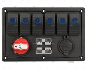 PANEL HORIZONT.x6 USB 100A 90x115mm