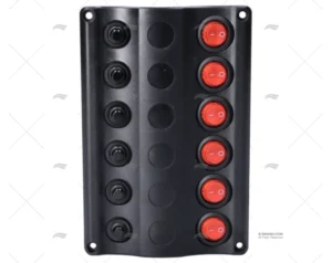 PANEL INTERRUPTOR 12V LED 6