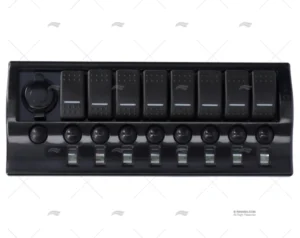 PANEL INTERRUPTOR 9 C/MAGNOTERMICO 12V