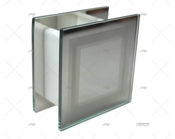 PANTALLA LUZ CUADRADA ACABADO ESPEJO FORESTI SUARDI