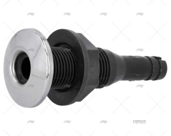 PASACASCO EN ABS C/TAPA INOX 1/2"