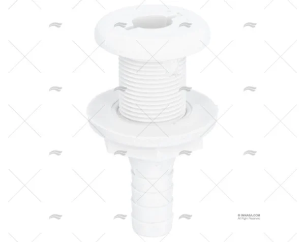 PASACASCO EN PVC BLANCO 5/8"x17mm