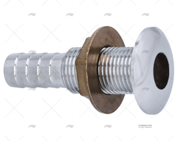 PASACASCO LATON CROMADO 1/2" 16mm