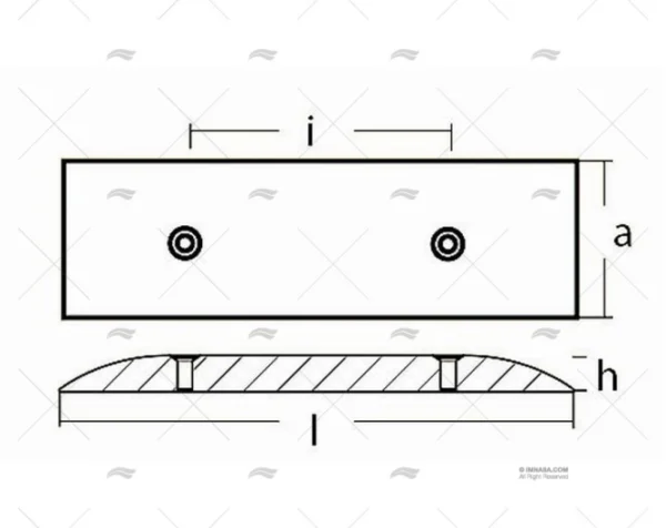 PASTILLA MASA 4,6KG 455x150X13mm TECNOSEAL