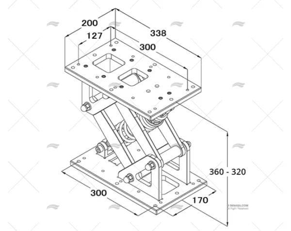 PEDESTAL REFORZADO CON MUELLE